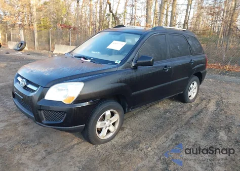 2009 Kia Sportage Lx V6 из США, поврежденный, VIN KNDJF723397635317